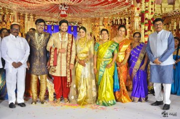 Music Director Koti Son Rajeev Wedding Reception Photos